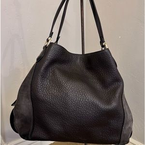 Coach Edie Mixed Leather - Chestnut